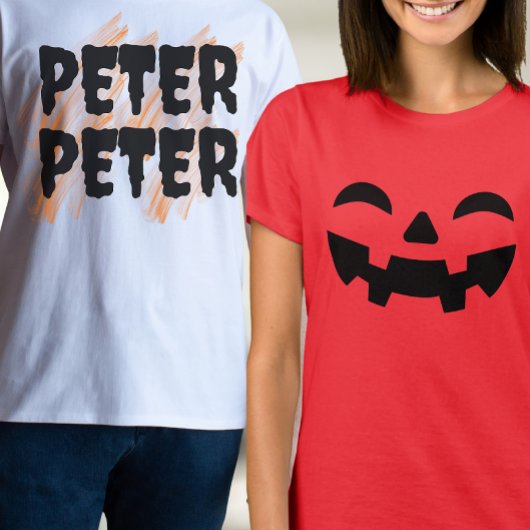 Grappig koppel Halloween kostuum  T-shirt