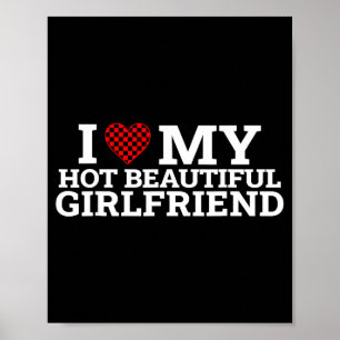 Grappig Koppel Matching Ik Hou Van Mijn Hele Heet Poster