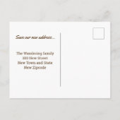 Grappig koppel uit de jaren 30 maakt verhuizing be briefkaart (Achterkant)