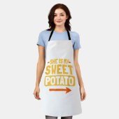 Grappig koppels die overeenkomen met mijn zoete aa schort (Gedragen)
