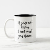 Grappig Koreaans drama dat ik niet wil. Tweekleurige Koffiemok (Links)