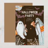 Grappig kostuum Halloween Party uitnodiging (Voorkant / Achterkant)