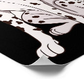 Grappig kostuum voor Halloween Dog Animal Cosplay Poster (Hoek)