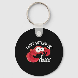 Grappig Krab Kostuum Voor Mannen Vrouwen Krab Eet Sleutelhanger