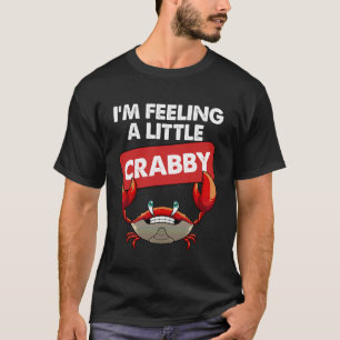 Grappig krabpak voor mannen vrouwen krabetende fan t-shirt