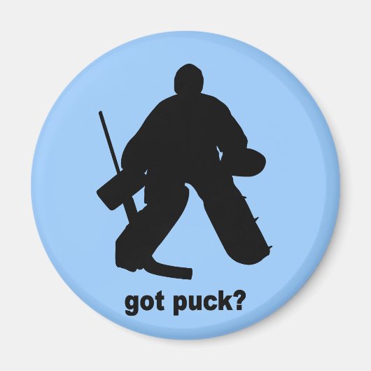 Grappig kreeg puck hockey magneet (Voorkant)