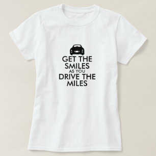 Grappig Krijg de glimlach Rijd de Miles Figaro Aut T-shirt