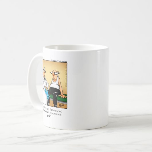 Grappig Krijg Goed Humor Koffie Mok Gift (Voorkant links)