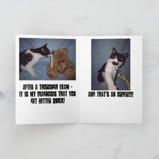 Grappig Krijg goed kaart (Binnen)