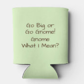 Grappig Krijg meer Gnomen Pun Blikjeskoeler (Achterkant)