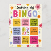 Grappig krijgen oude Humor vrouw geïllustreerd ver Briefkaart (Voorkant)