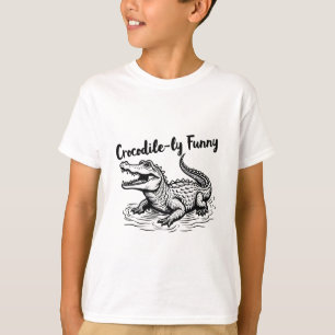 Grappig krokodil T-shirt – Unieke krokodil Design