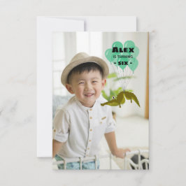 Grappig krokodil Verjaardagsfeest met afbeelding Kaart