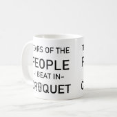 Grappig krokodillentranen van de mensen die ik in  koffiemok (Voorkant links)