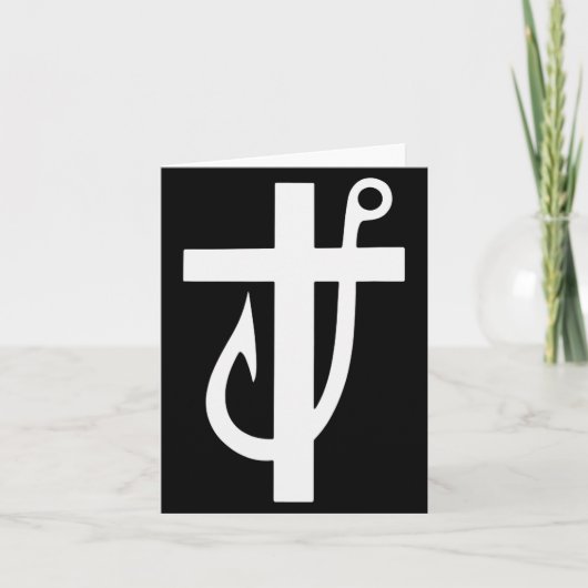 Grappig kruis christelijk - Jezus maakte me een vi Kaart (Voorkant)