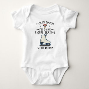 Grappig Kunstschaatsen Mama Danser Spin Skater Romper