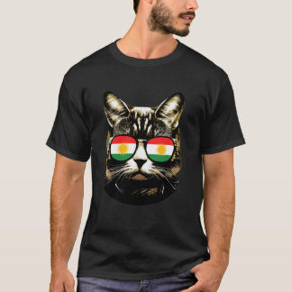 Grappig Kurdistan Kat Design Kleding Koerdische Ka T-shirt