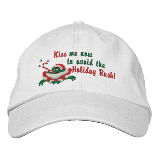 Grappig kus me nu kikker pet (Voorkant)