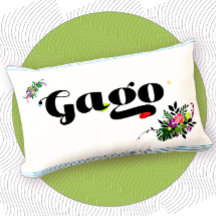 Grappig Kussen 'Gago' Filipijns Boho Decor