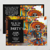 💀 Grappig La Calavera in pet met bloemetjes