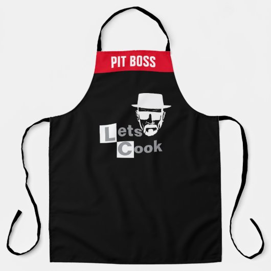 Grappig Laat 'Cook personaliseren Chef Attitude Gr Schort (Voorkant)