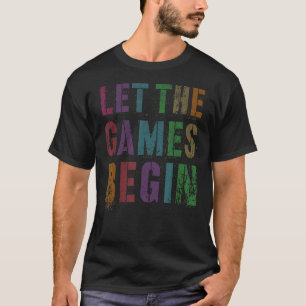 Grappig LAAT DE GAMES BEGINNEN Fantasy Football Co T-shirt