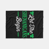 Grappig Laat De Schelmenstreken Beginnen Voor St P Fleece Deken (Voorkant (Horizontaal))
