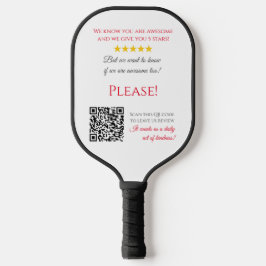 Grappig laat een review hostel hotel business logo pickleball paddle