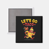 Grappig laat gaan taco Grappig Trump altijd kippen Magneet (Voorkant / Achterkant)