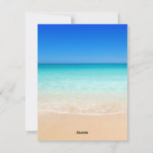 Grappig Laat Het Sneeuwen Florida Santa Surfing Ho Feestdagenkaart (Achterkant)