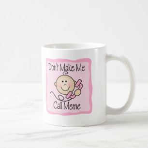 Grappig, laat me geen thema noemen koffiemok