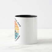 Grappig "Laat Me Met Rust" Retro Skelet Sarcasme Mok (Midden)