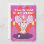 Grappig laat na Kerstmis Nieuwjaar kaart (Voorkant)