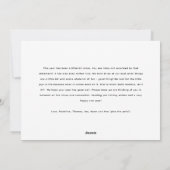 Grappig laat vrolijk kerst familie foto feestdagenkaart (Achterkant)