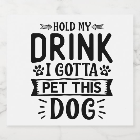 Grappig label bier etiket (Enkel label)