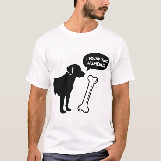 Grappig Labrador Hond Pun T-Shirt - Ik Heb Dit Hum (Voorkant)