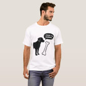 Grappig Labrador Hond Pun T-Shirt - Ik Heb Dit Hum (Voorkant volledig)