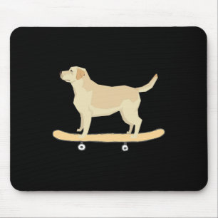 Grappig Labrador Skateboardende Hond T Shirt Cadea Muismat