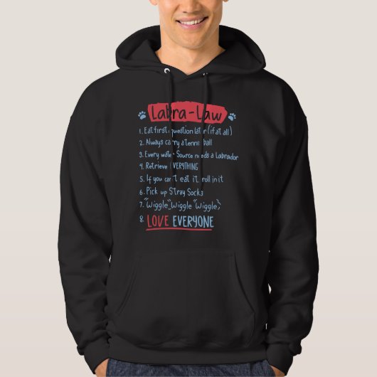 Grappig Labradors Labrador Idee Lab Liefhebber Hoodie (Voorkant)