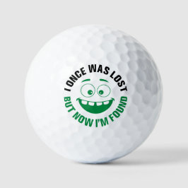 Grappig lachen verloren golf liefhebber golfballen
