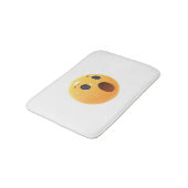 Grappig Lachend Emoji Gezicht Badmat (Gekanteld)