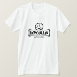 Grappig Lachend Gezicht Grafische T-shirt voor Her