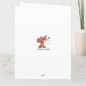 Grappig Lachend Paard Wordt oud humor Kaart (Achterkant)