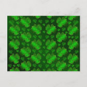 grappig, lachend, shamrocks, groene, smakelijke da briefkaart (Voorkant)