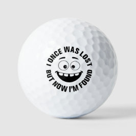 Grappig lachend verloren golf liefhebber humor golfballen