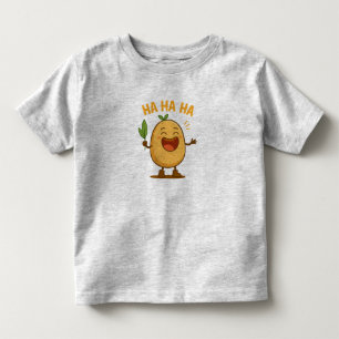 Grappig Lachende Aardappel Peuter T-Shirt