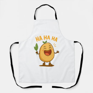 Grappig Lachende Aardappel Schort
