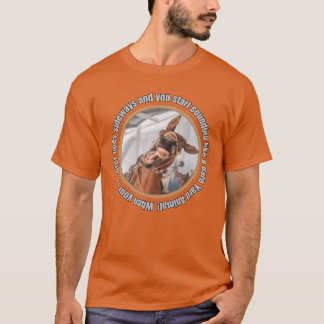 Grappig Lachpaard familie T-shirt