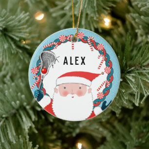 Grappig Lacrosse Keramiek Sieraad Keramisch Ornament