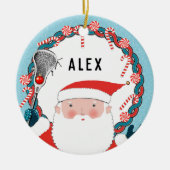 Grappig Lacrosse Keramiek Sieraad Keramisch Ornament (Voorkant)